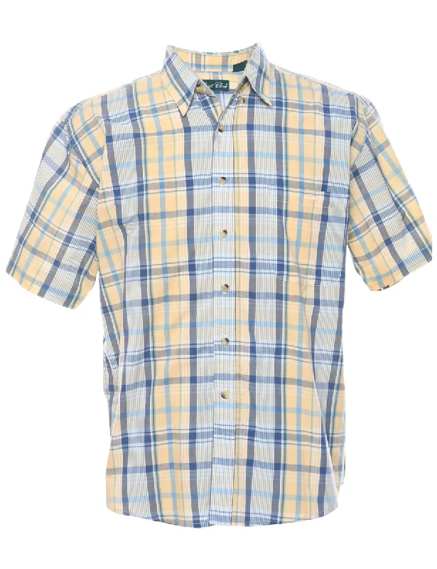 Highly breathable Hunt Club Checked Shirt - M Confident Men's High