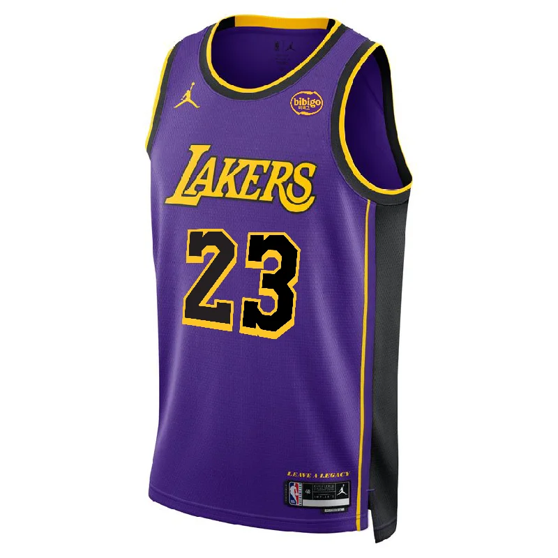 Los Angeles Lakers LeBron James #23 Statement Swingman Jersey Sporty Men's Tennis