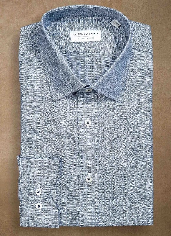 Alexander "Mille Rombi" Washed Denim Linen Shirt Monochromatic All