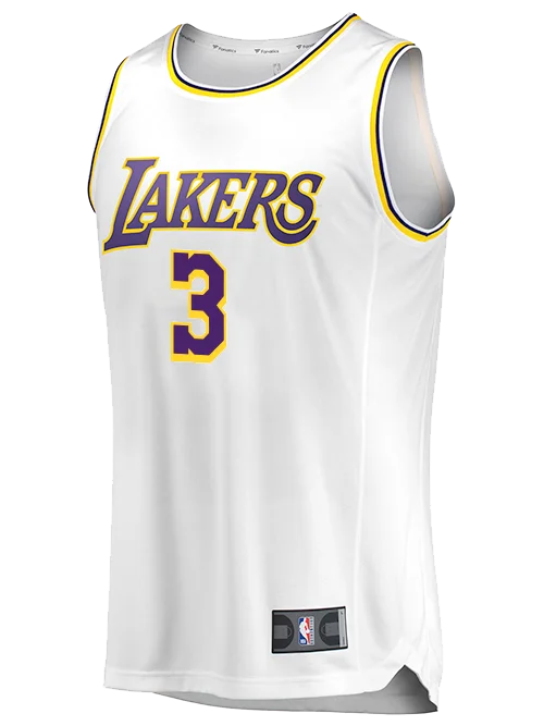 Los Angeles Lakers Anthony Davis Association Replica Jersey Trendy Men's Oversized