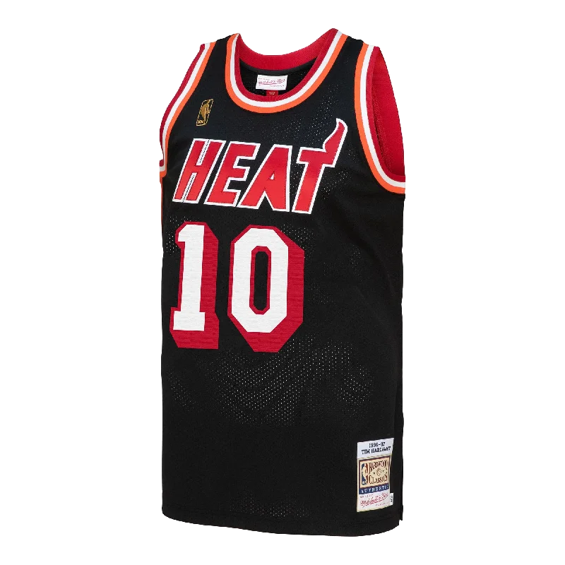 Tim Hardaway Mitchell and Ness Miami HEAT Authentic Jersey Stylish Men's Tropical 