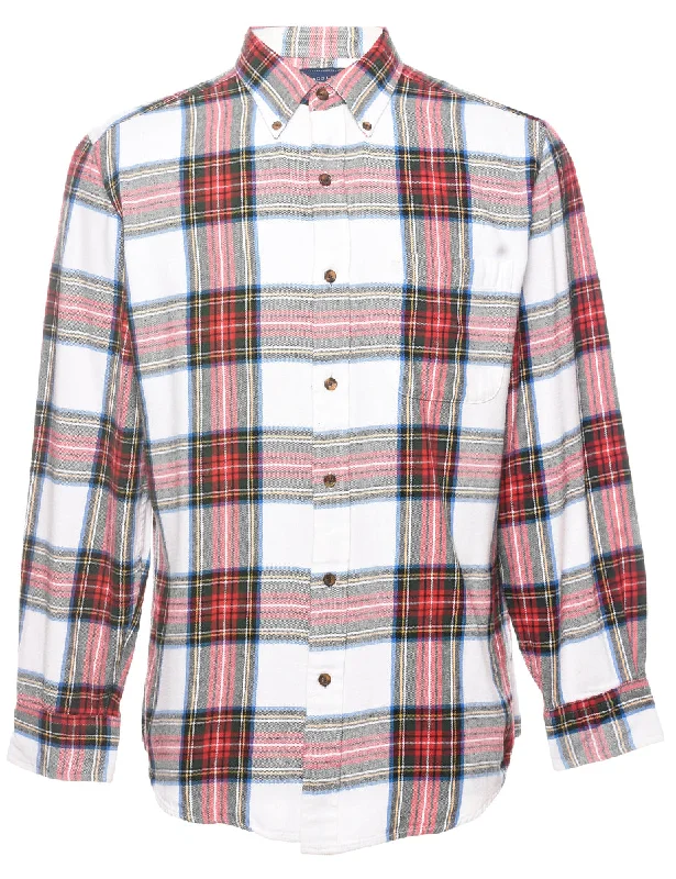 E sports Style Saddlebred Checked Shirt - M Rugged Men's Outdoor 