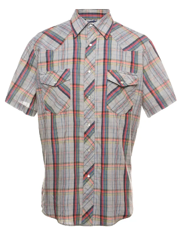 Highly breathable Wrangler Multi-Colour Checked Shirt - M Tailored