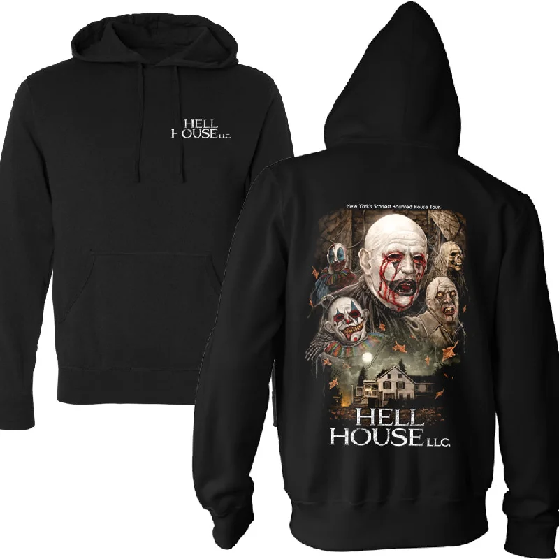 Light on Body Hell House LLC The Abaddon Hotel Nightmare Pullover Hoodie Earthy Men's Sustainable 