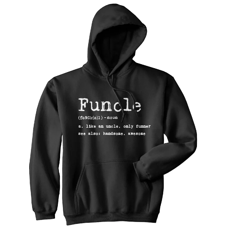 Light on Body Funcle Definition Hoodie Classic Men's Pin