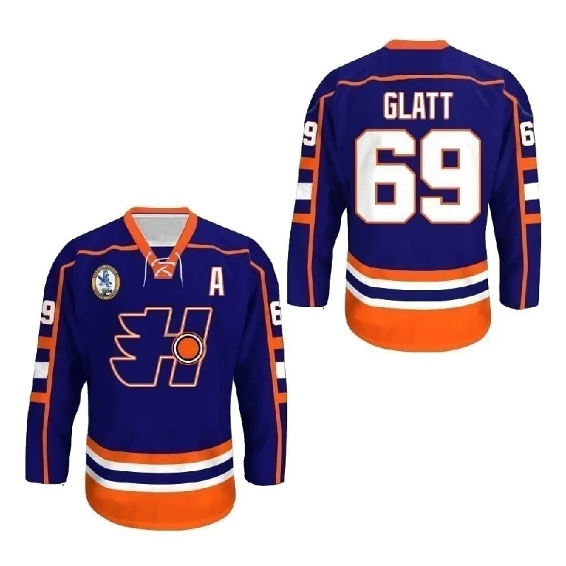 Doug Glatt #69 - Halifax Highlanders - Goon Movie Jersey Masculine Men's 