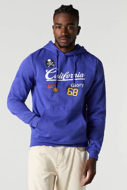 Light on Body California Glory Graphic Fleece Hoodie Confident Men's High