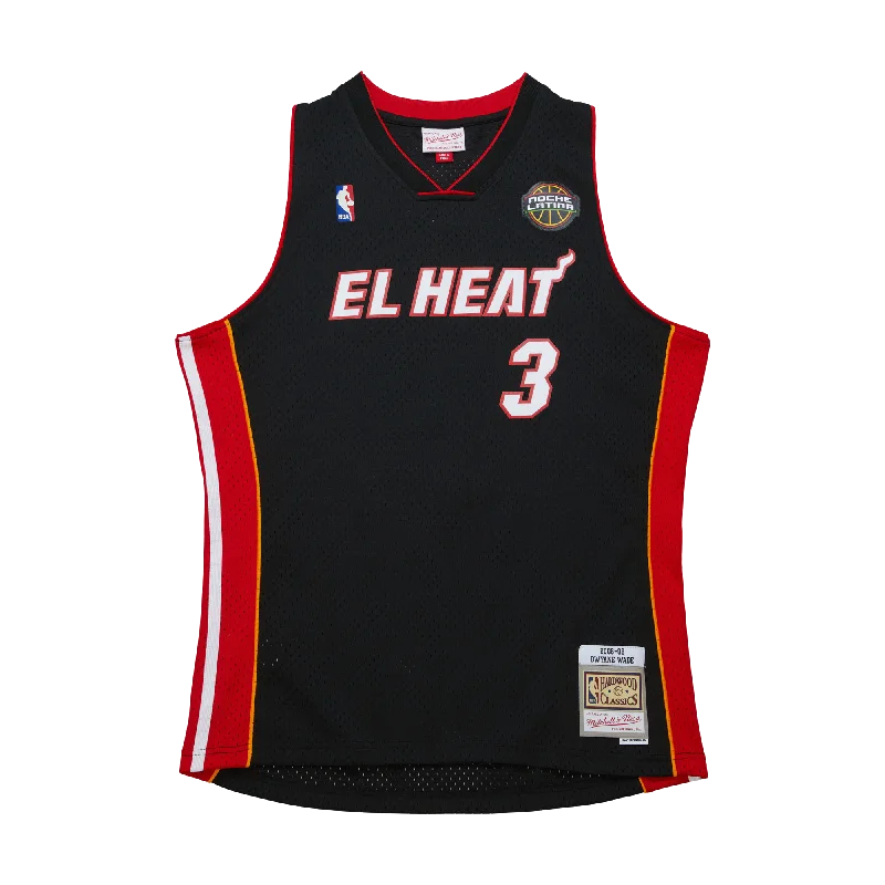 Dwyane Wade Mitchell & Ness 2008-09 EL HEAT Swingman Jersey Earthy Men's Sustainable 