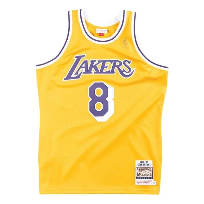 LAKERS NBA AUTHENTIC HOME 1996 KOBE 8 JERSEY Relaxed Men's Australian 