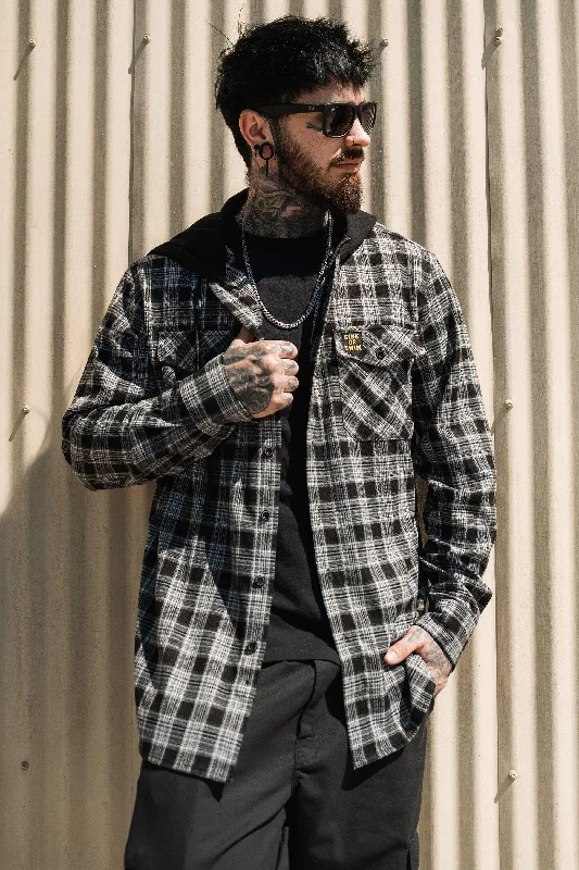 Hip - Hop Style Sink Or Swim Premium Hooded Flannel Vacation