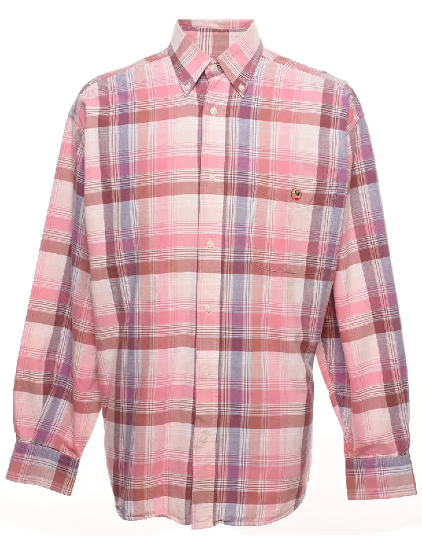 Perfect fittingClassic Checked Shirt - L Modern Men's Geometric