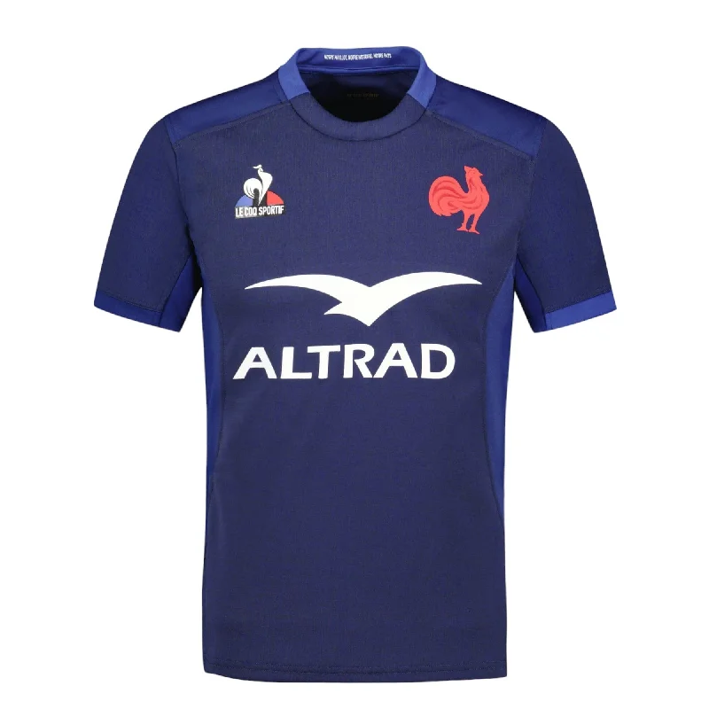 XV de France FFR Replica Home Jersey 23/24  by Le Coq Sportif Preppy Men's College