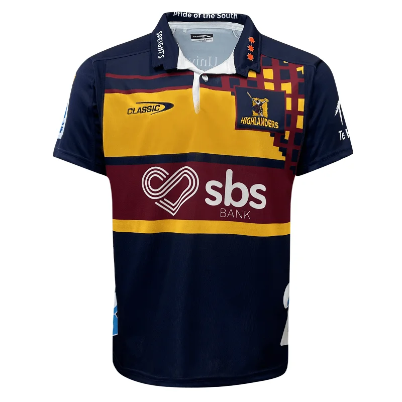 Highlanders Super Rugby Heritage Jersey by Classic Sportswear Street