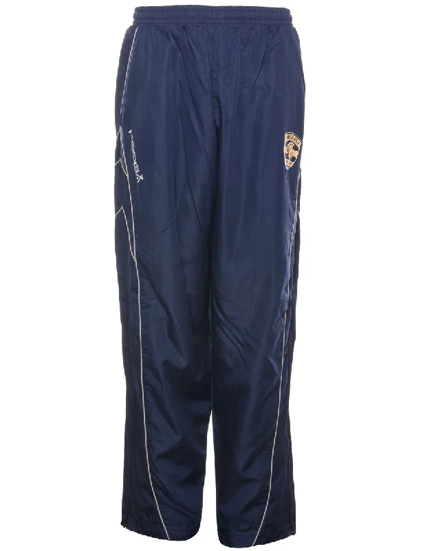 Highly breathable Navy Track Pants - W28 L32 Casual Men's Japanese 