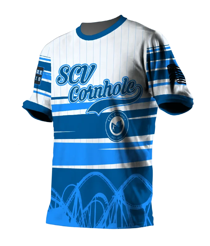 SCV Cornhole Dodger Blue Jersey Sophisticated Men's 