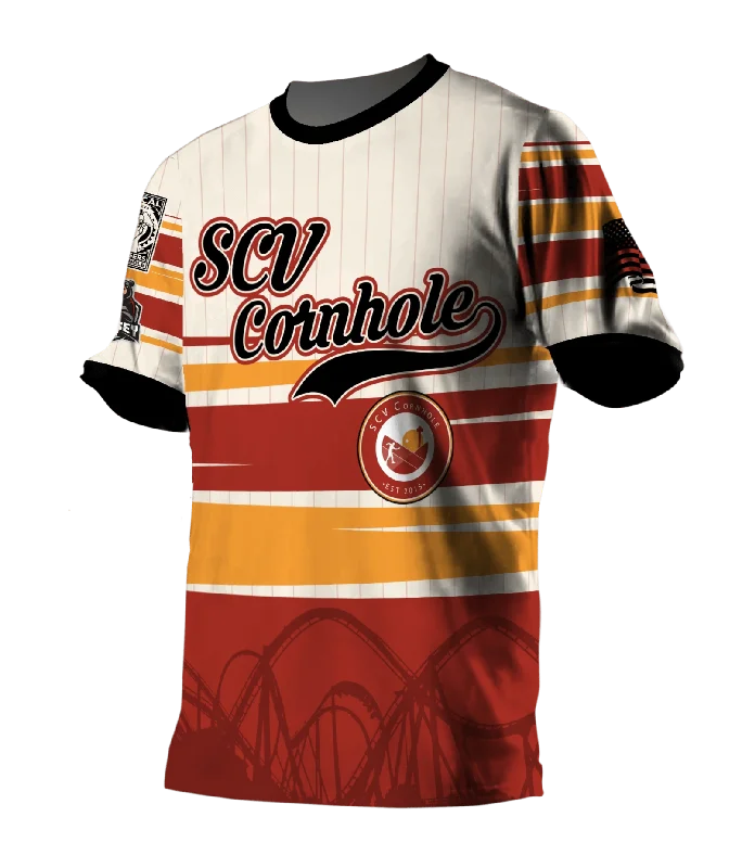 SCV Cornhole Retro Jersey Unique Men's Upcycled