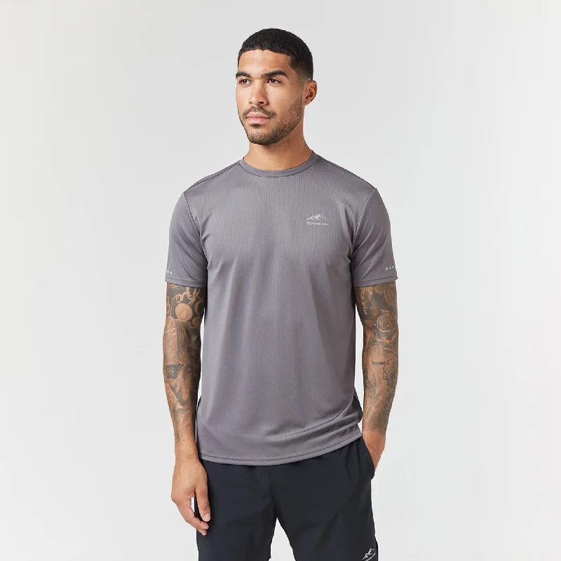 K - Pop Influence Training T-Shirt | Charcoal Earthy Men's Sustainable 