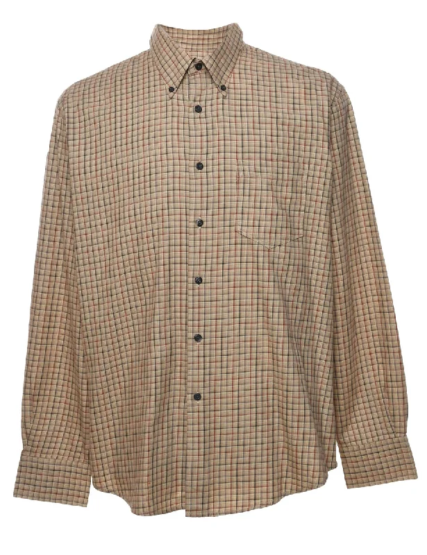 Snug Fit Dockers Checked Shirt - L Confident Men's Power