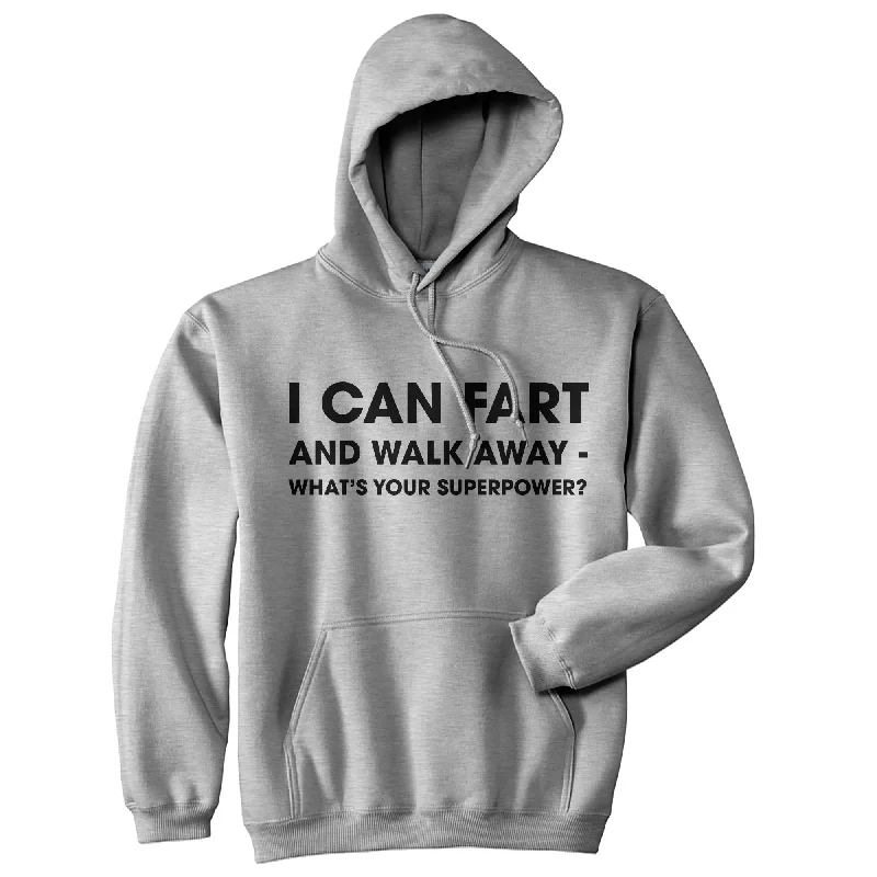 Skin - Friendly I Can Fart And Walk Away What's Your Superpower Hoodie Lumberjack