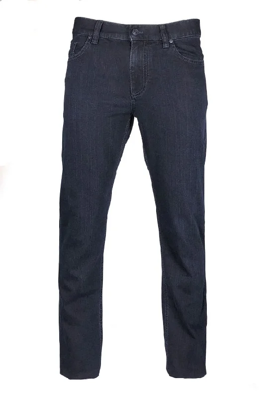 Dark Indigo 'PIPE' T400 DARK Wash - ALBERTO Artistic Men's Avant