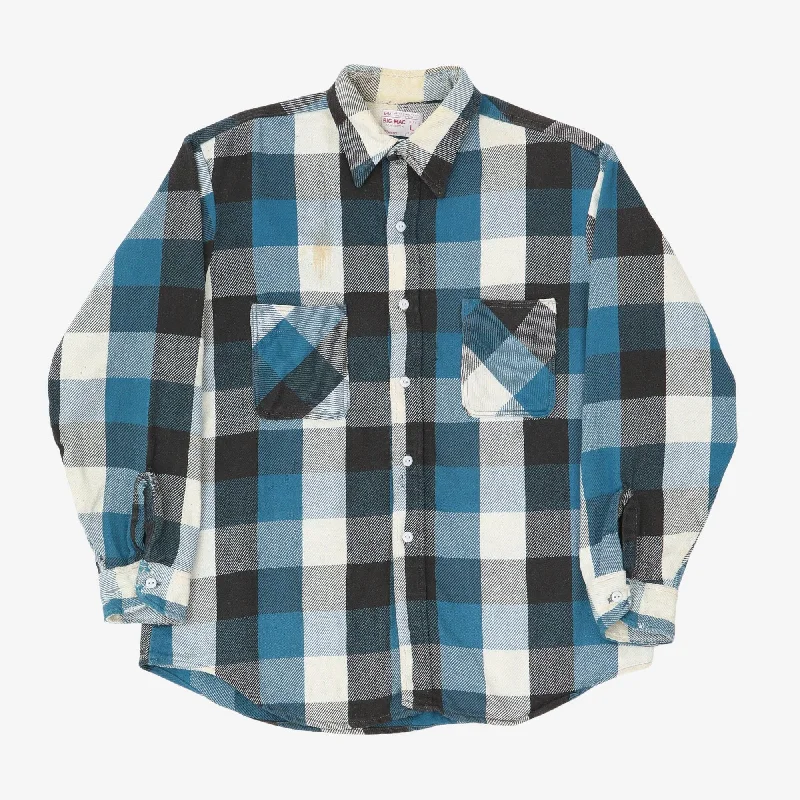 Minimalist aesthetic Vintage Flannel Shirt Athletic Men's High