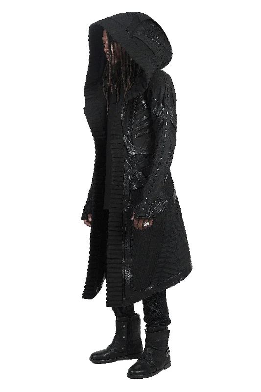 Bohemian Tribal ARCATAN MEN'S COAT WITH BONES Elegant Men's Cashmere