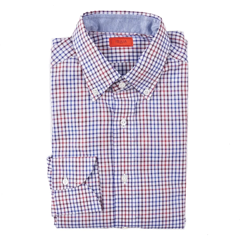 Warm keeping Isaia Slim-Fit Cotton Dress Shirt Confident Men's Power