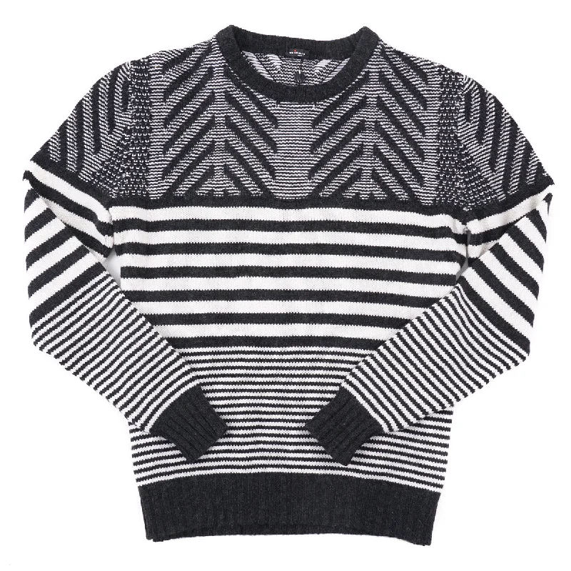 Tag free Kiton Patterned Knit Cashmere Sweater Rugged Men's Outdoor 