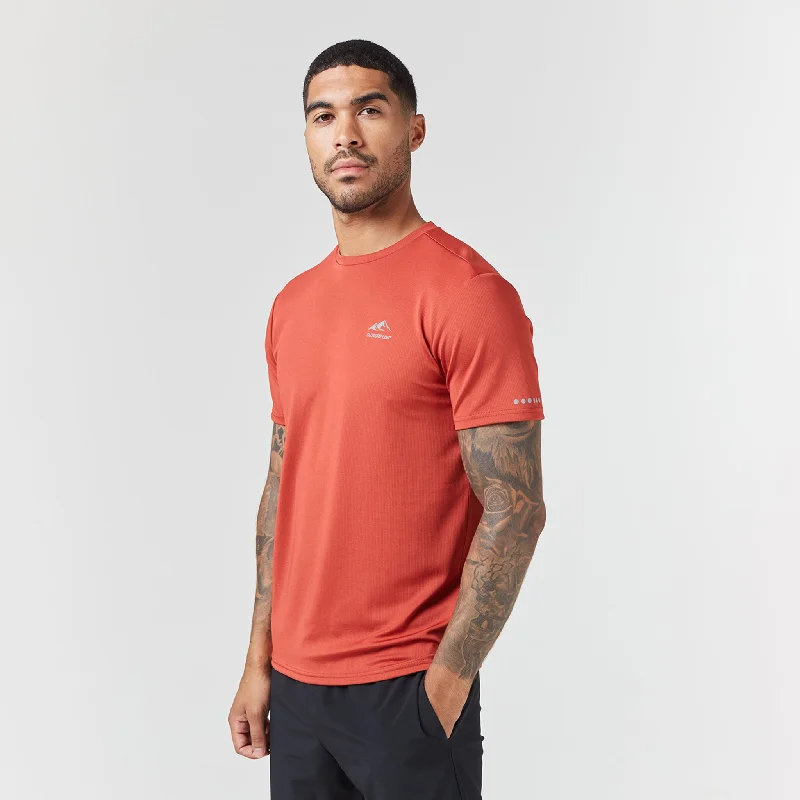 Anime Inspired Training T-Shirt | Rust Artistic Men's Avant