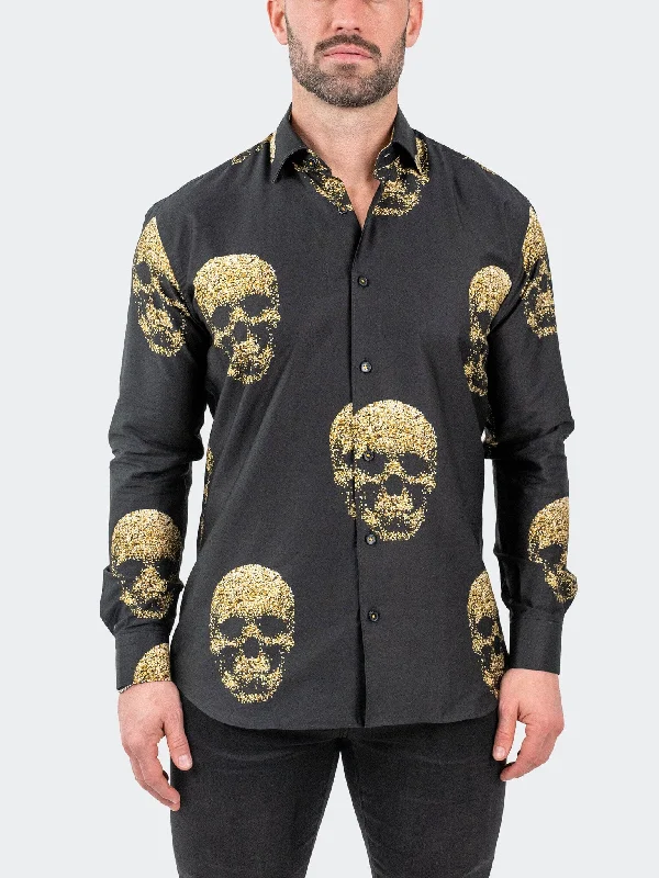 Fibonacci GoldenSkull Black Trendy Men's Scandinavian