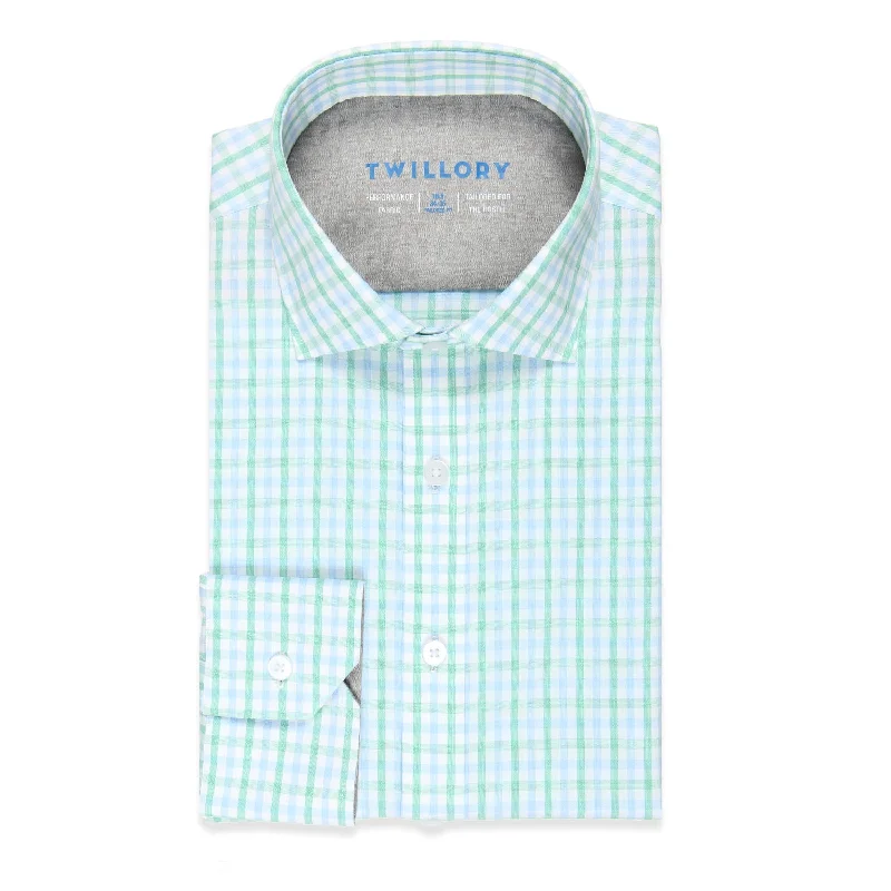 INVESTOR // Performance Green Blue Tattersall Confident Men's High