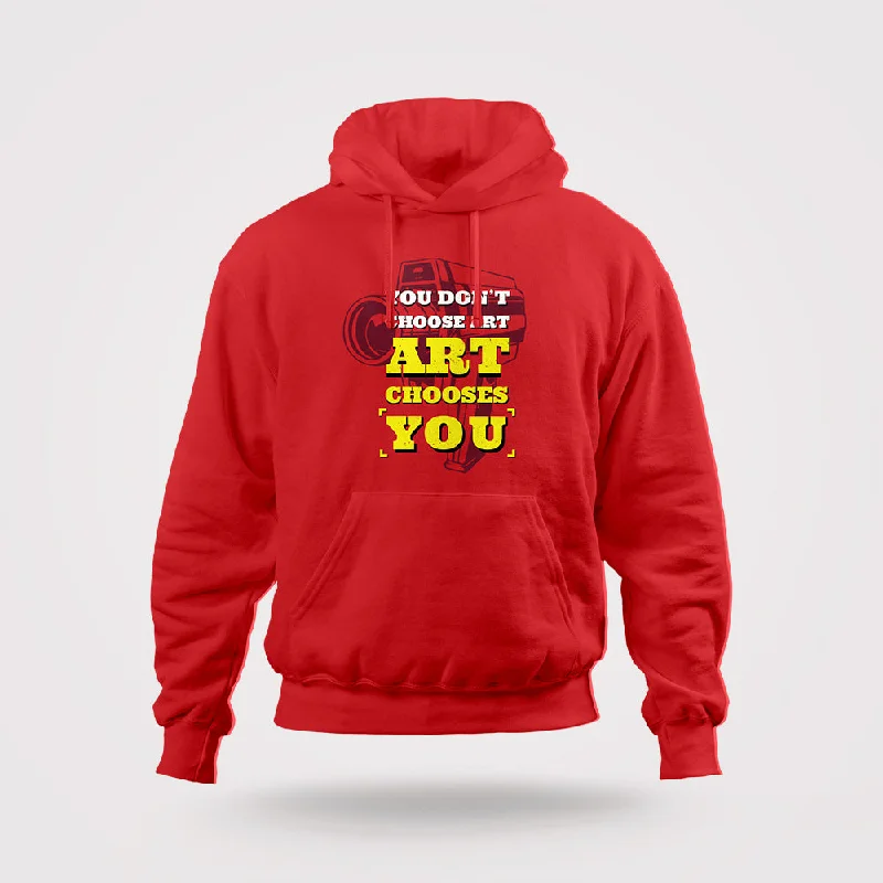 Anime Inspired Art Chooses You Hoodie Minimalist Men's Casual 