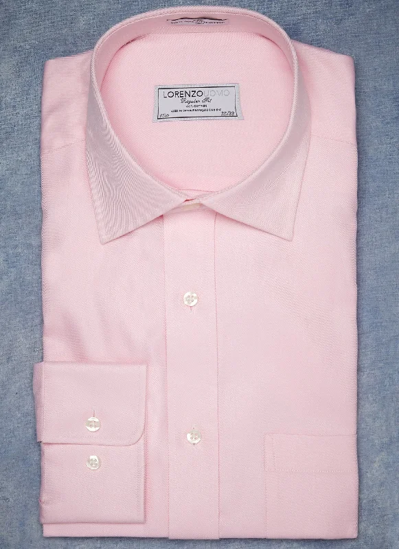 William Fullest Fit Shirt in Pink Twill Hip Men's Retro