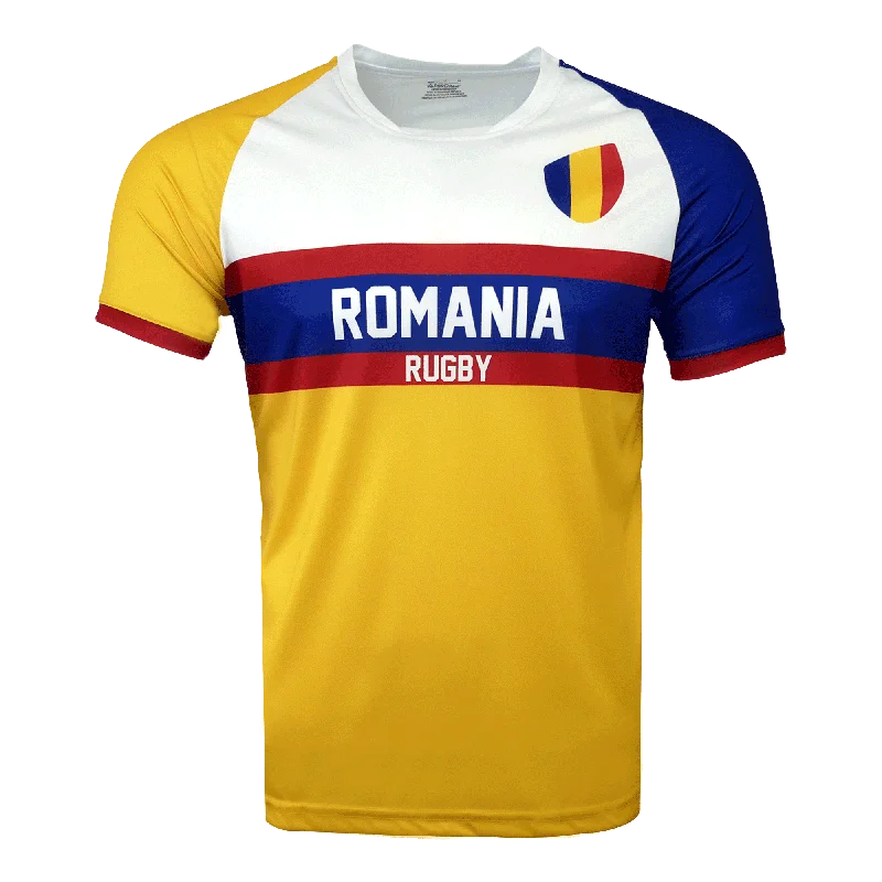 Nations of Rugby Romania Supporters Jersey Classic Men's Pin