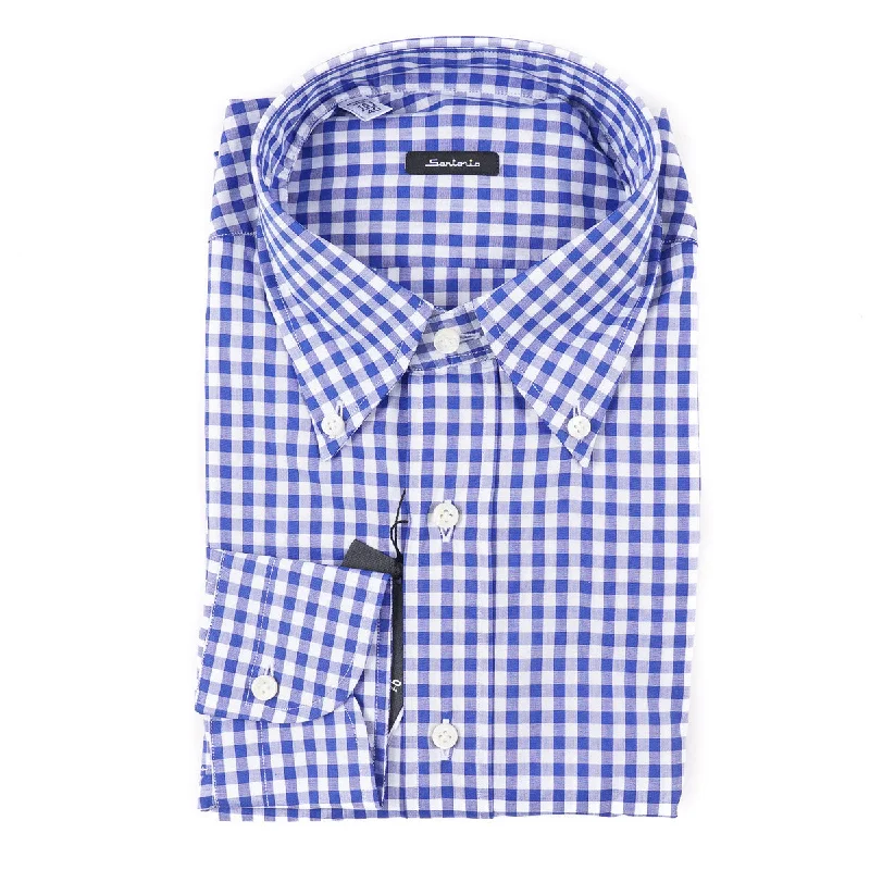 Ethnic themed Sartorio Tailored-Fit Cotton Shirt Refined Men's Classic 