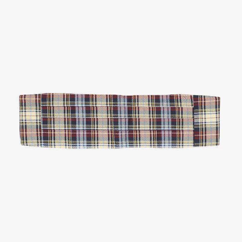 Minimalist aesthetic Chequered Silk Cummerbund Adventure