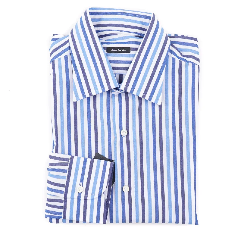 Skin friendly Sartorio Tailored-Fit Cotton Shirt Bohemian Men's Free