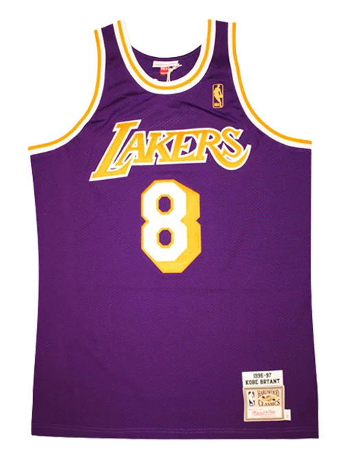 LAKERS NBA AUTHENTIC 1996 KOBE 8 JERSEY Minimalist Men's Casual 