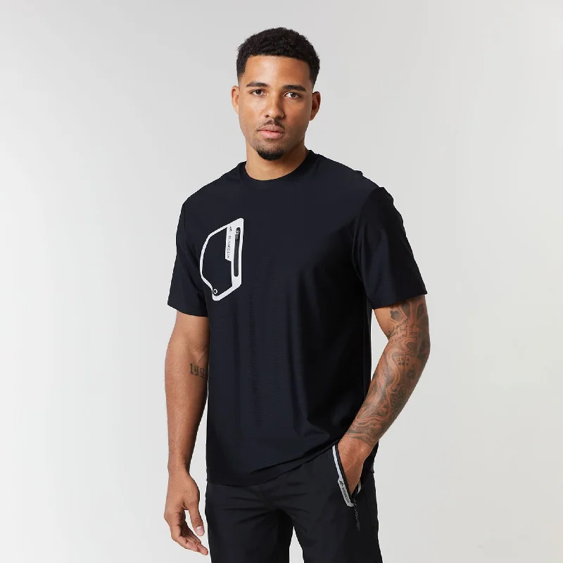 Comfort Fit Tech Pocket T-Shirt | Black Masculine Men's 