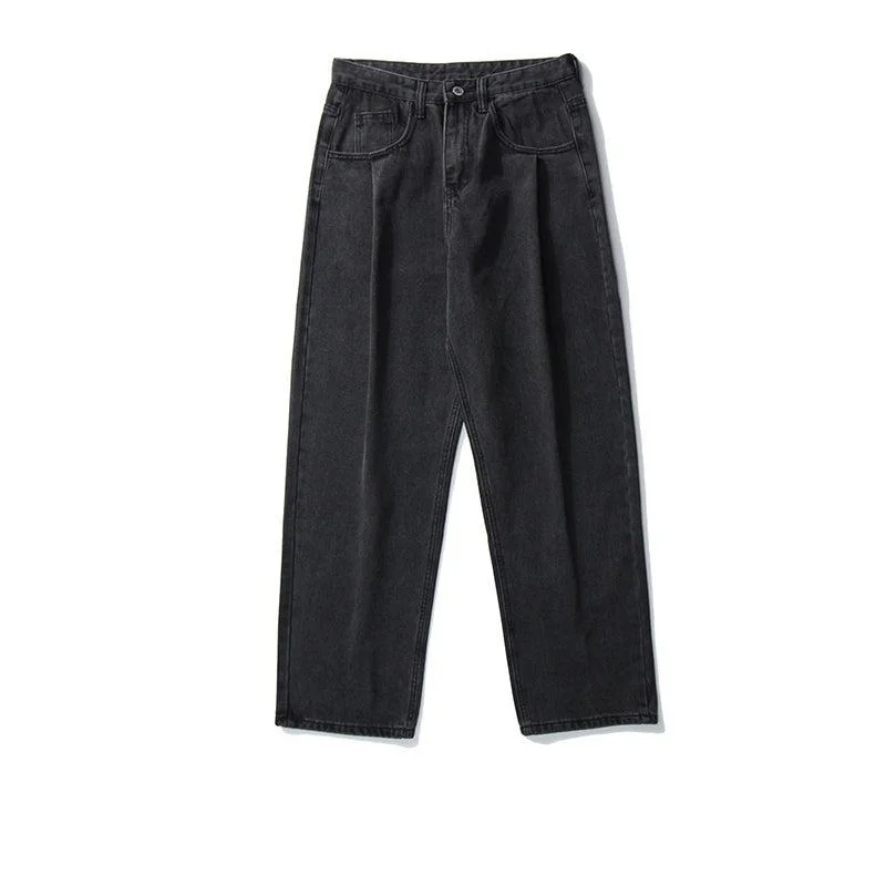 Relaxed-fit Straight-leg Jeans Casual Men's Japanese 