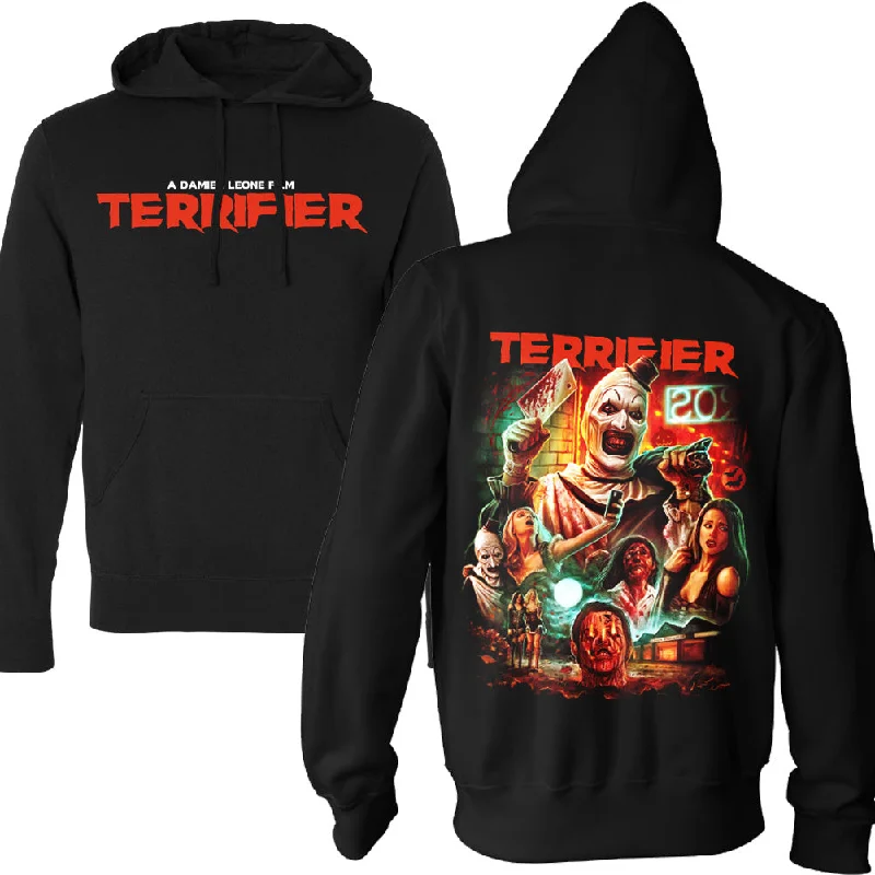 Hip - Hop Style Terrifier Man Of The Hour Pullover Hoodie Hip Men's Retro