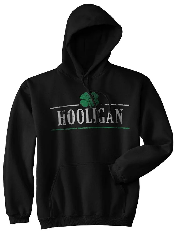 K - Pop Influence Hooligan Shamrock Hoodie Elegant Men's Cashmere