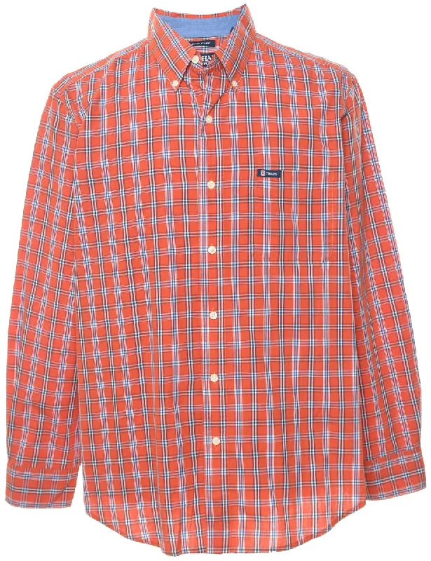 Retro inspired Chaps Checked Shirt - L Rugged Men's Outdoor 