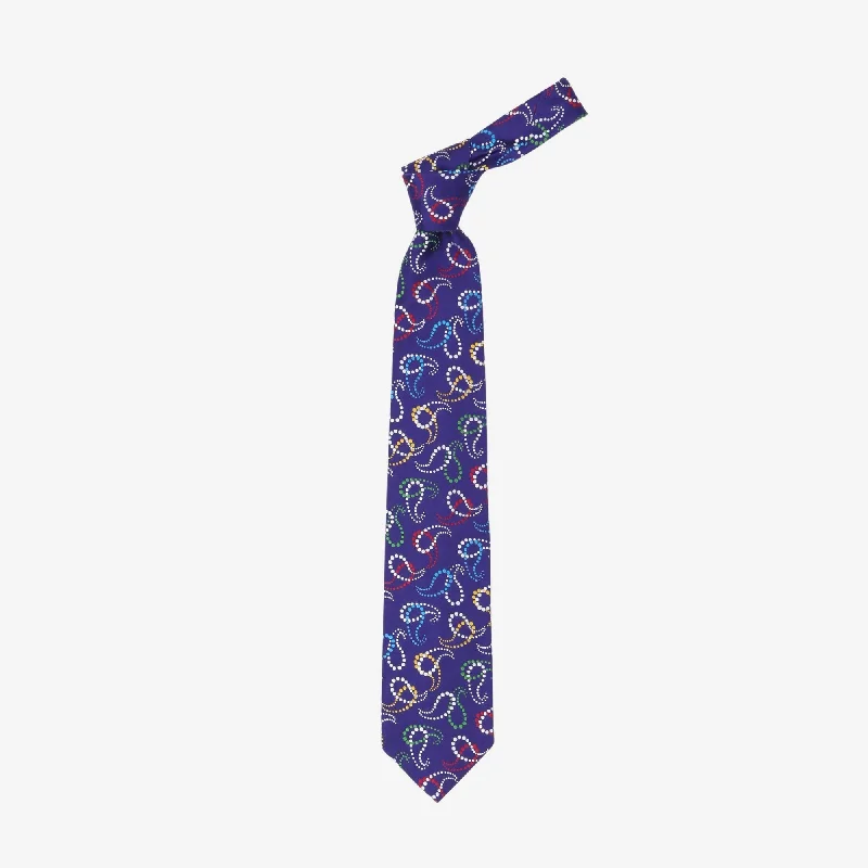 Warm keeping Silk Tie Monochromatic All