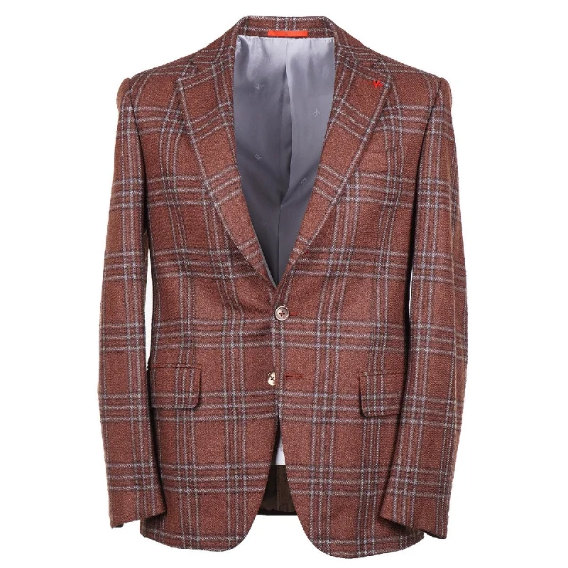 Sub cultural Isaia Trim-Fit Wool and Silk Sport Coat Earthy Men's Sustainable 