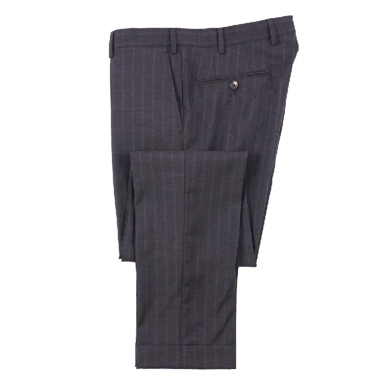 Sustainable fashion oriented Marco Pescarolo Slim-Fit Wool Pants Modern Men's 