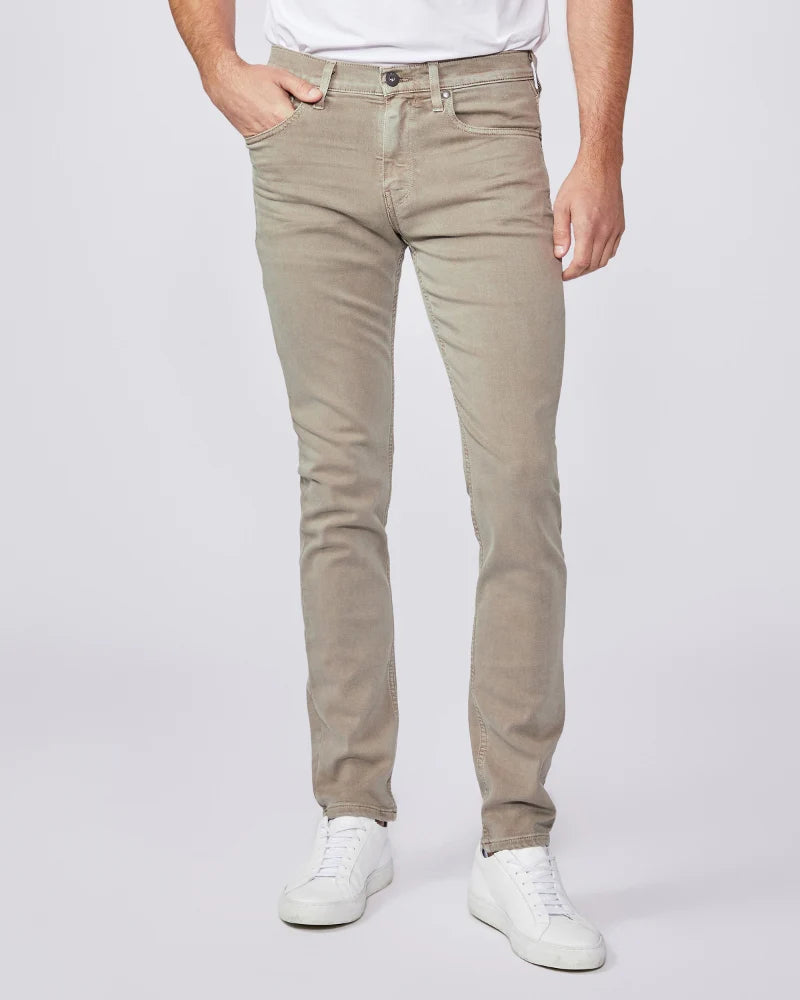 Lennox - Vintage Beige Ash - Slim Fit Jeans - PAIGE Sporty Men's Athleisure 