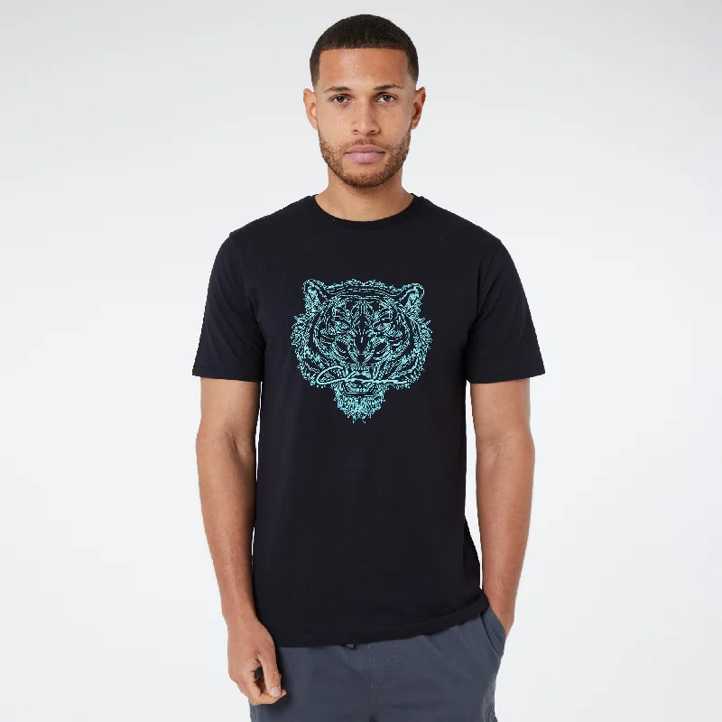 K - Pop Influence Fury T-Shirt | Black Hip Men's Urban