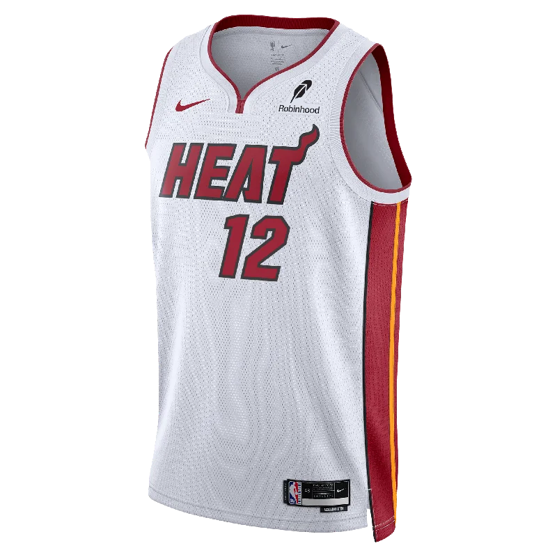 Dru Smith Nike Miami HEAT Association White Swingman Jersey Hip Men's Urban