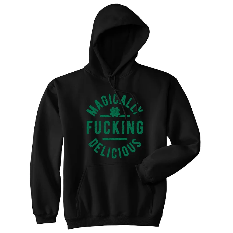 Retro Gaming Magically Fucking Delicious Hoodie Dynamic Men's Glow